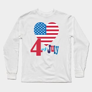 4th Of July & Summer Patriotic Party USA flag Decoration and Gifts Long Sleeve T-Shirt